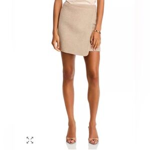 NWT French Connection Adele Felt Mini Skirt